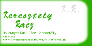 keresztely racz business card